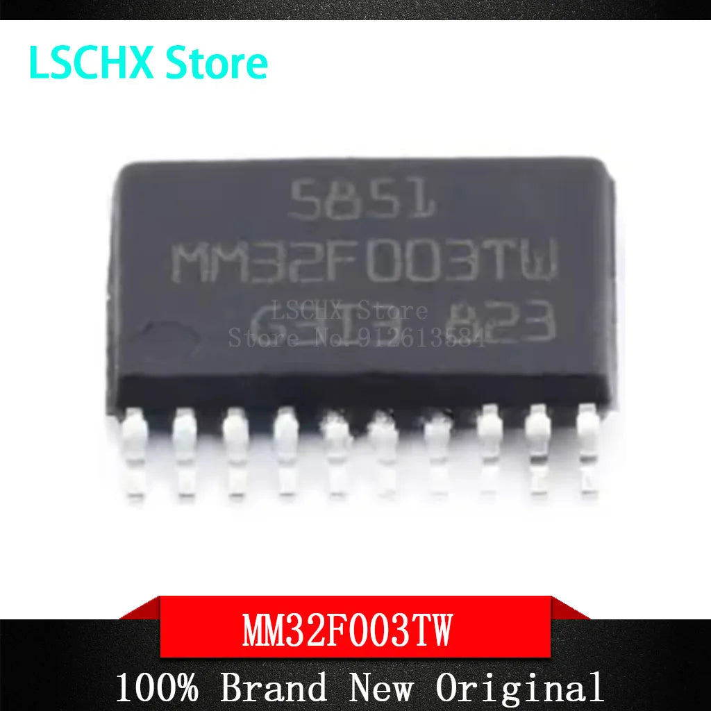 5-Pack MindMotion MM32 Microcontrollers – Mixed MCU Model Set Microcontroller IC Pack Axl MM32F003TW