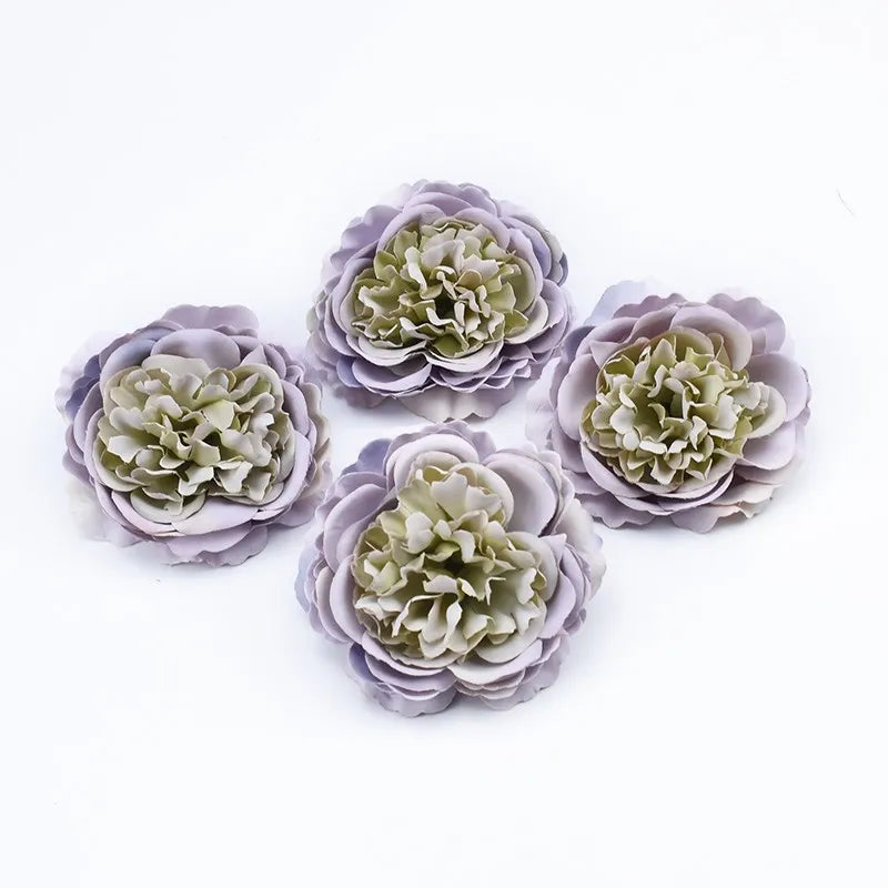 Silk Peony Artificial Flower Heads 5/10 Pcs – Wedding & Home Decor Artificial Silk Flowers Axl 2 10pieces