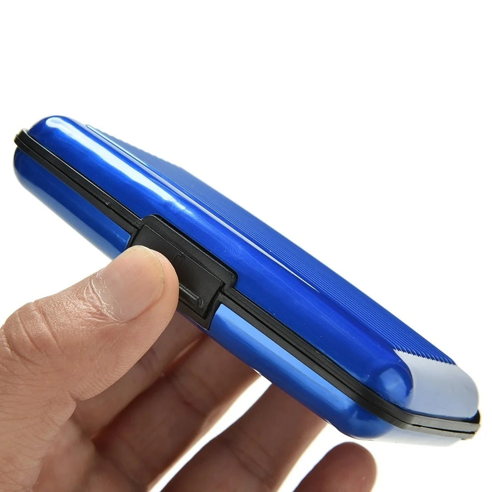 Mini Suitcase Card Holder – Aluminum RFID Business Card Case Card Holder Case Axl