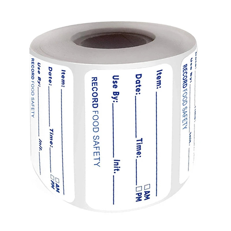 500 Pcs Removable Food Date Labels – Kitchen Storage Stickers Food Storage Labels Axl
