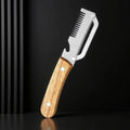 2-Piece Stainless Steel Vegetable Peeler Set | Oak Handle Vegetable Peeler Set Axl 1pcs sawtooth