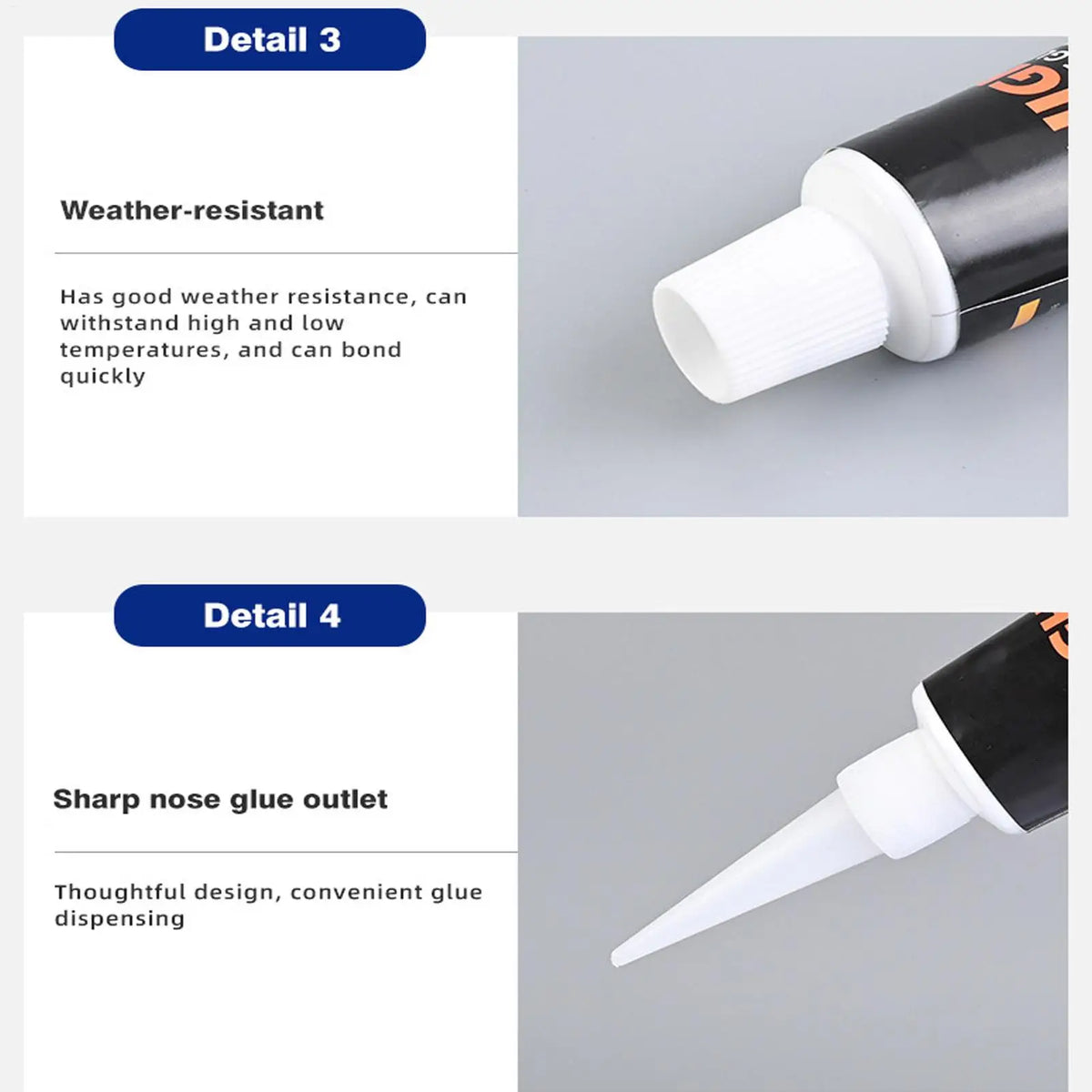 High Temp Repair Glue 50ml – Oven, BBQ & Fireplace Heat Resistant Adhesive Axl