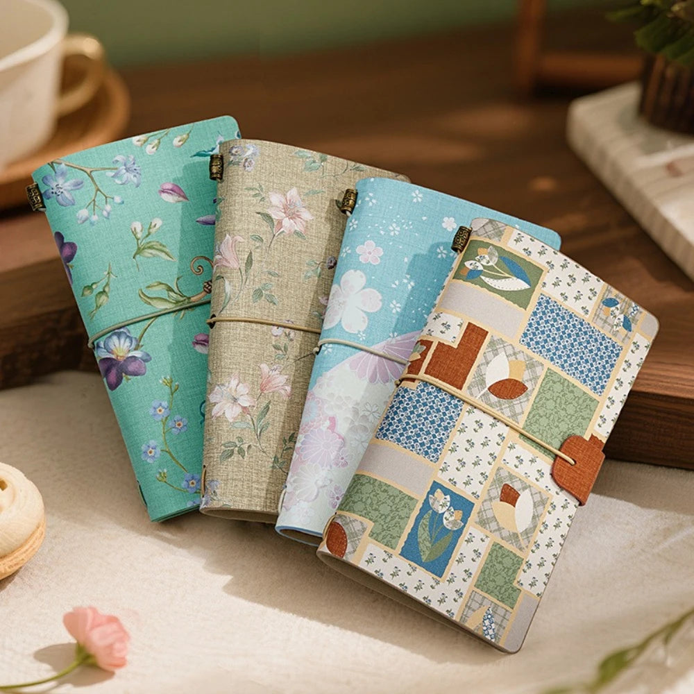 A6 Vintage Flower Travel Notebook – Diary, Planner & Journal Travel Journal Notebook Axl