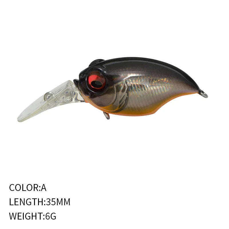 6g 42mm Floating Crankbait Lure – Bass, Perch & Pike Wobbler Fishing Crankbait Lure Axl A-1pcs