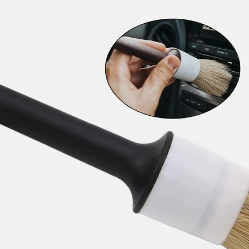 3-Piece Car Detail Brush Set – Interior & Exterior Cleaning Kit Car Detailing Brush Axl