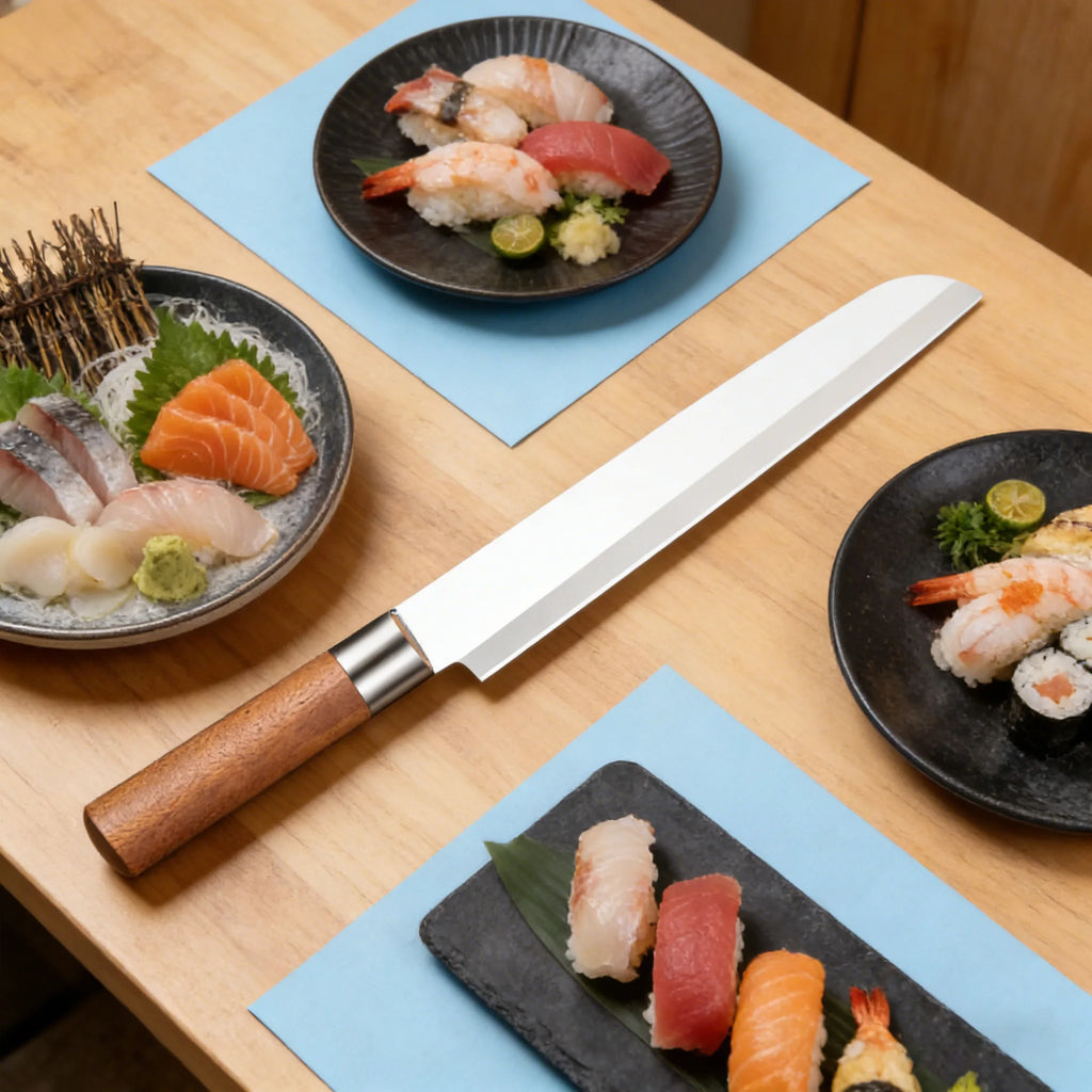 Professional Sashimi Knife – Stainless Steel Fish Slicing Knife Sashimi Knife Axl