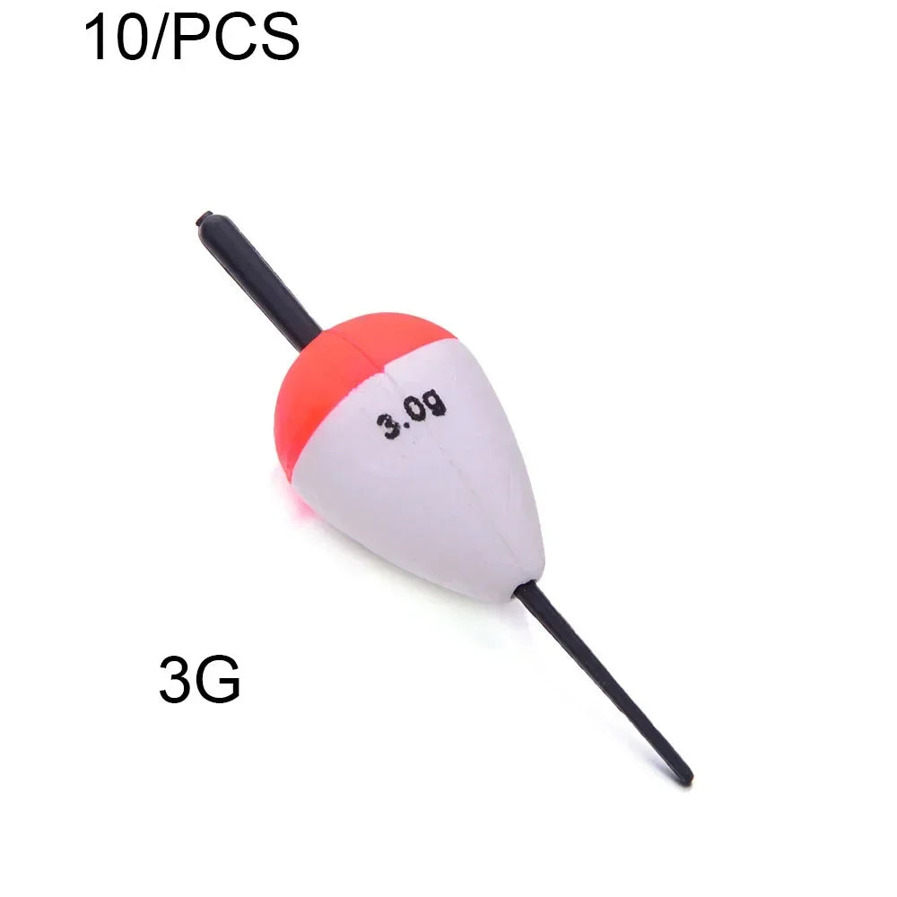 10-Pack Foam Fishing Floats – Big Belly Long Casting Bobbers Fishing Floats Axl 10 Pcs 3G