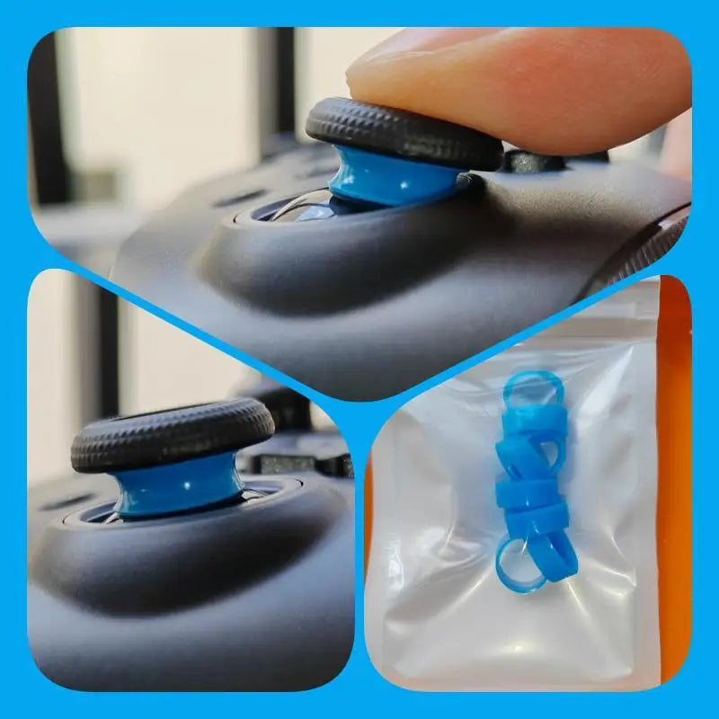 Silicone Joystick Protector Rings 8-Pack | PS5 Xbox Steam Deck Controller Accessories Axl