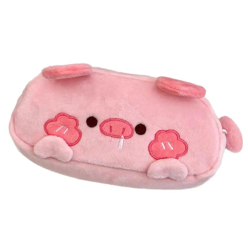 Cute Sleepy Bear Plush Pencil Pouch | Large Capacity Pen Bag Plush Pencil Pouch Axl A2