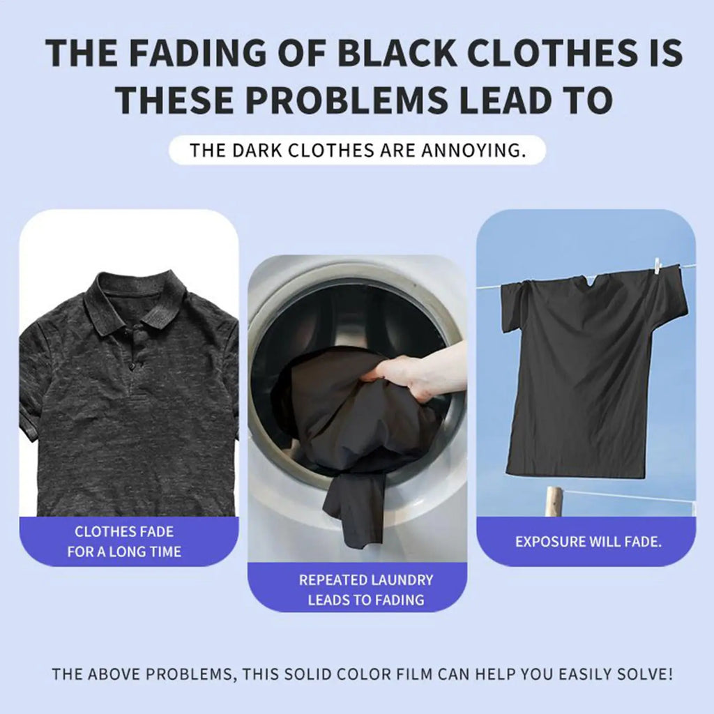 Black Fabric Dye Catcher Laundry Sheets – 10 Pack | No-Bleed Laundry Dye Sheets Axl