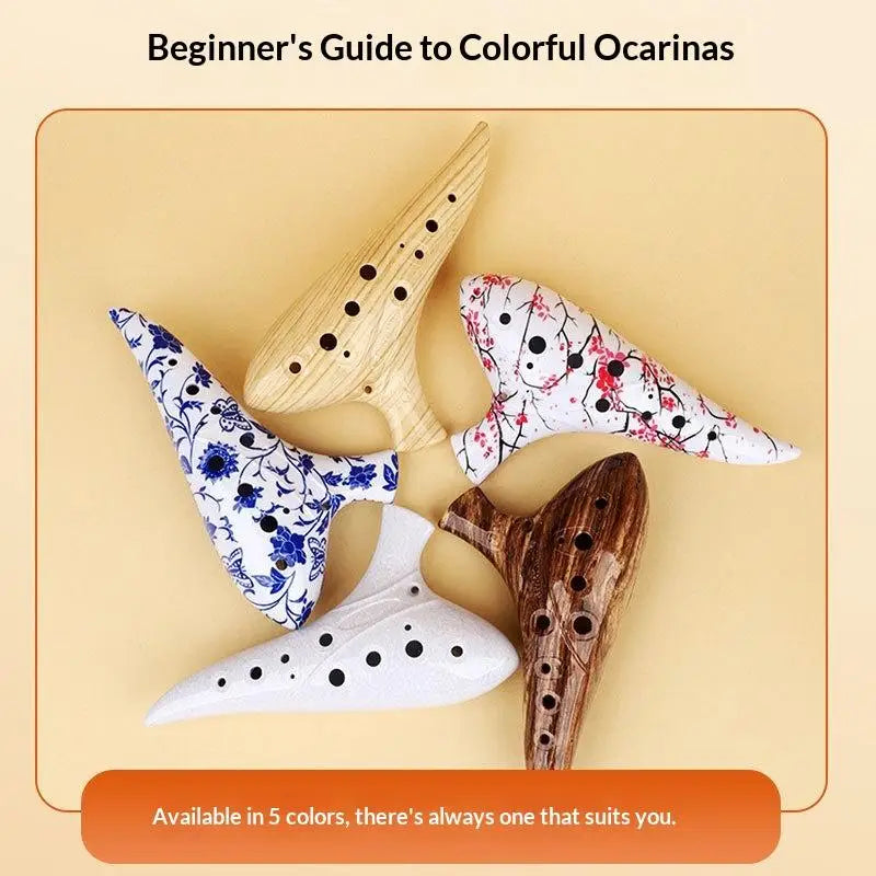 12-Hole Alto C Ocarina – Resin Wind Instrument for Beginners Wind Instrument Axl