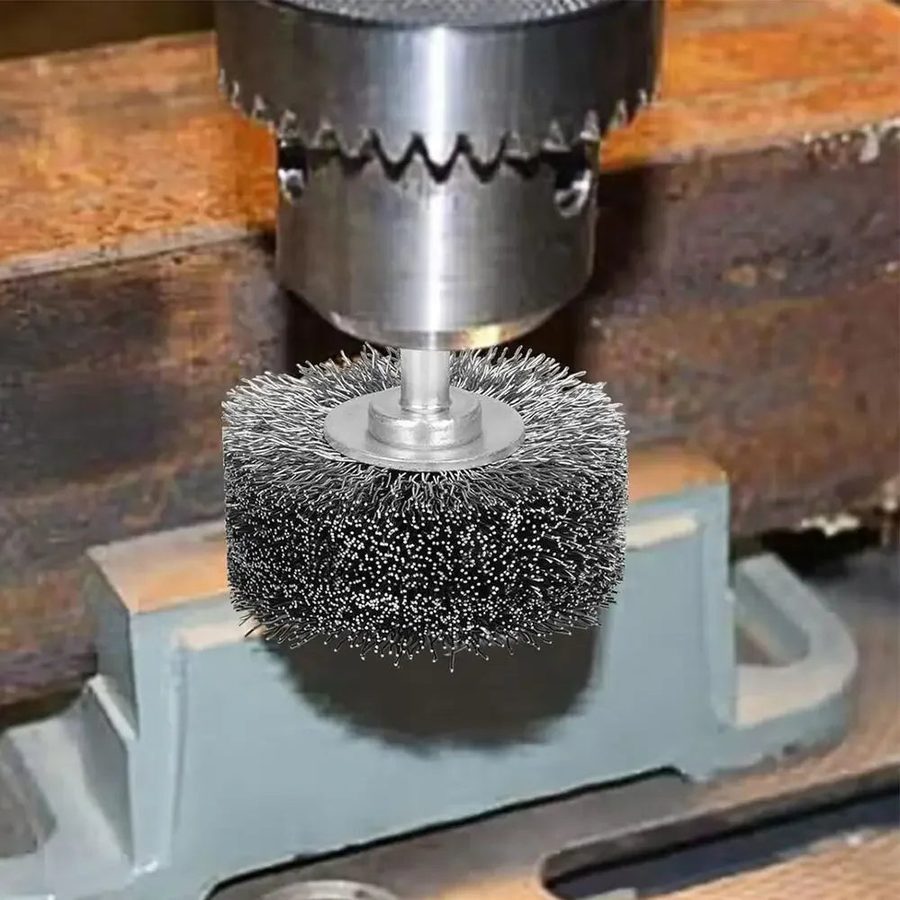 Wire Wheel Brush for Mold Polishing & Rotary Tools Wire Wheel Brush Axl