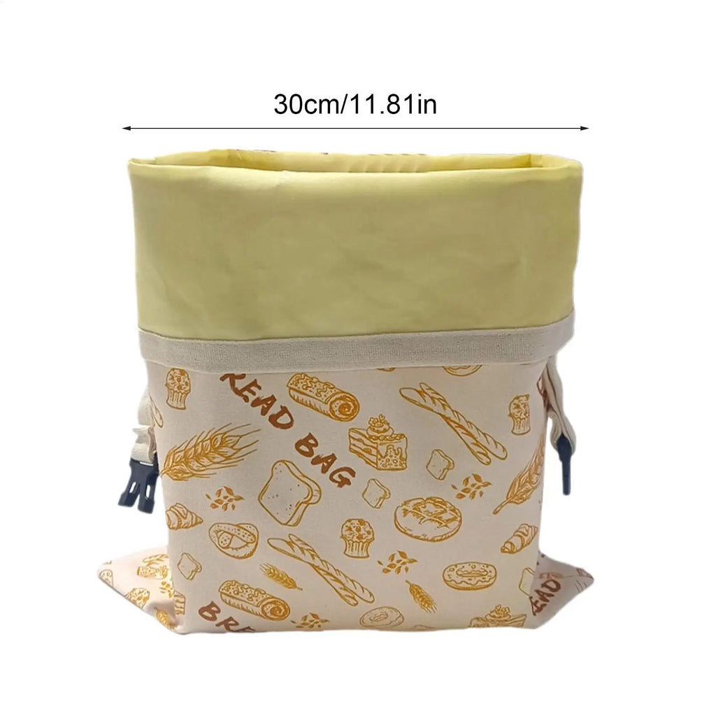 Reusable Beeswax Bread Bag – Double-Layer Loaf Freshness Bag Bread Storage Bag Axl