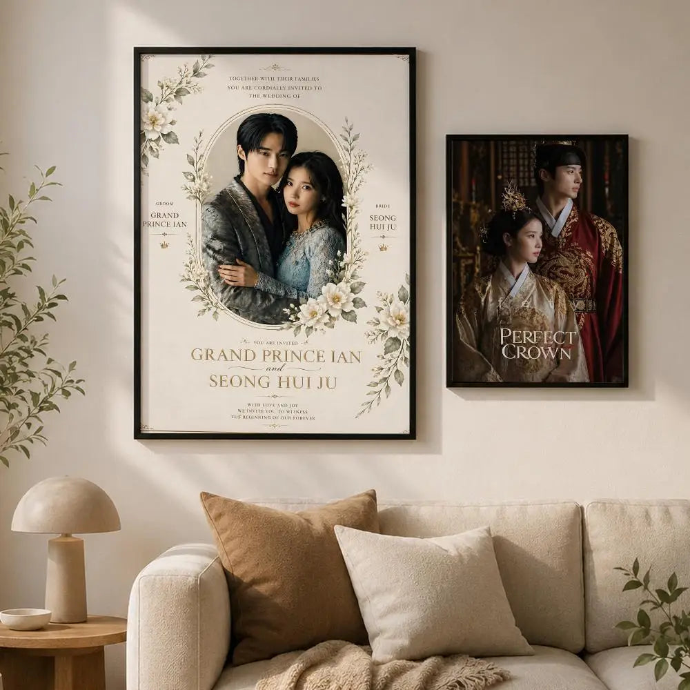 Waterproof Self-Adhesive Crown HD Decorative Wall Poster Decorative Wall Poster Axl