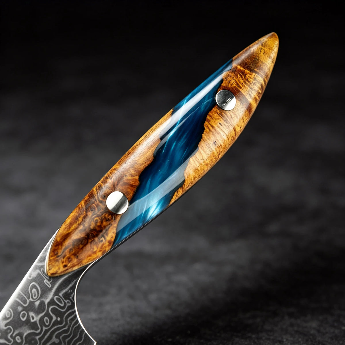 XITUO Damascus Steel Steak Knives Set 1–4 | Full Tang Handle Steak Knife Set Axl