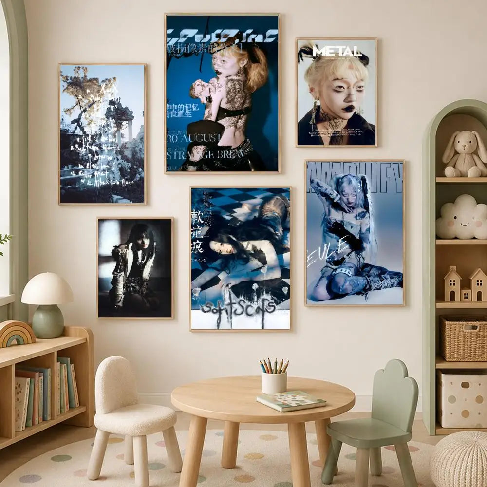 Y-yeule HD PVC Wall Art Poster – Self-Stick Home Decor Wall Art Poster Axl