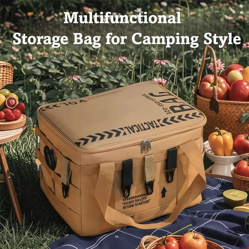 Foldable Camping Storage Bag – Large Waterproof Organizer Camping Storage Bag Axl