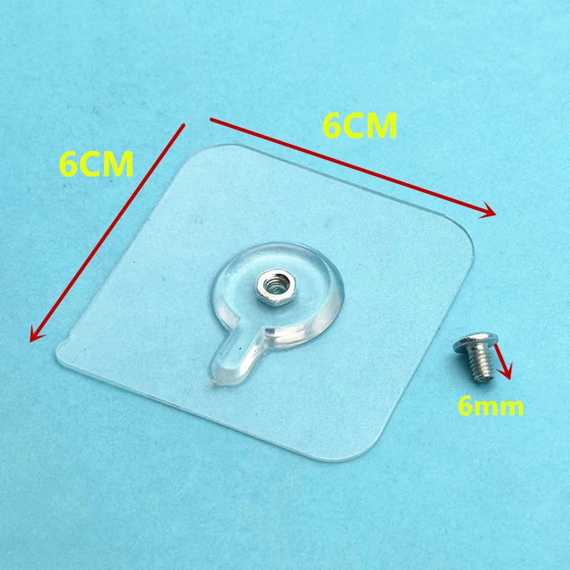 Transparent Self-Adhesive Wall Hook – No-Trace Sticky Hanger Adhesive Wall Hook Axl