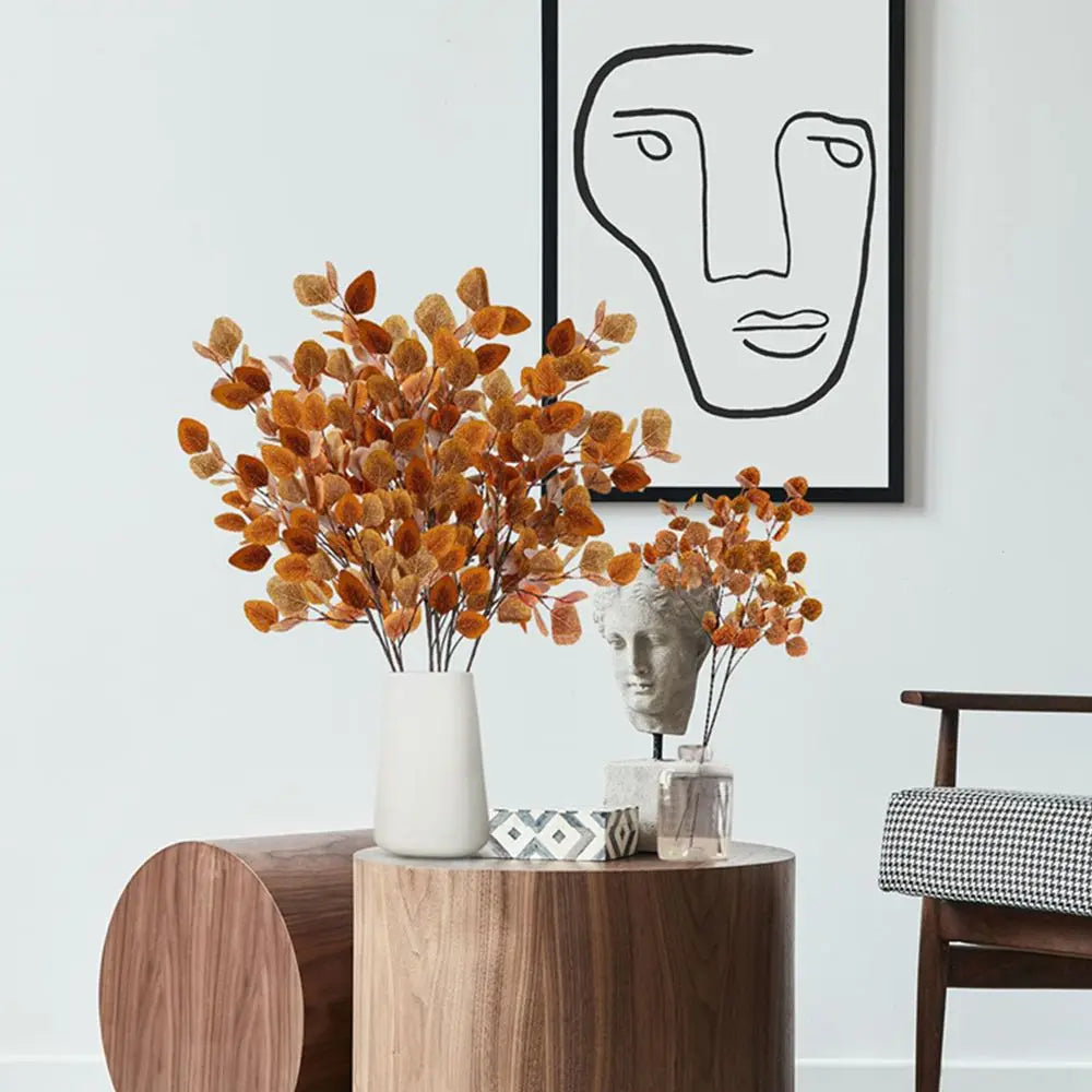 Silk Eucalyptus Artificial Branch – Wedding & Home Floral Decor Artificial Flower Branch Axl