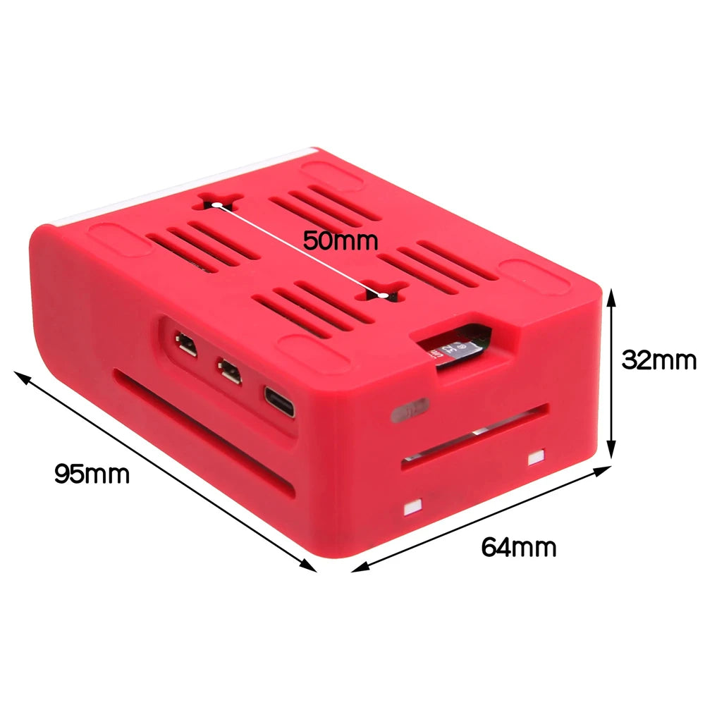 Raspberry Pi 5 ABS Case – Active Cooler & NVMe Shield Ready Raspberry Pi Case Axl