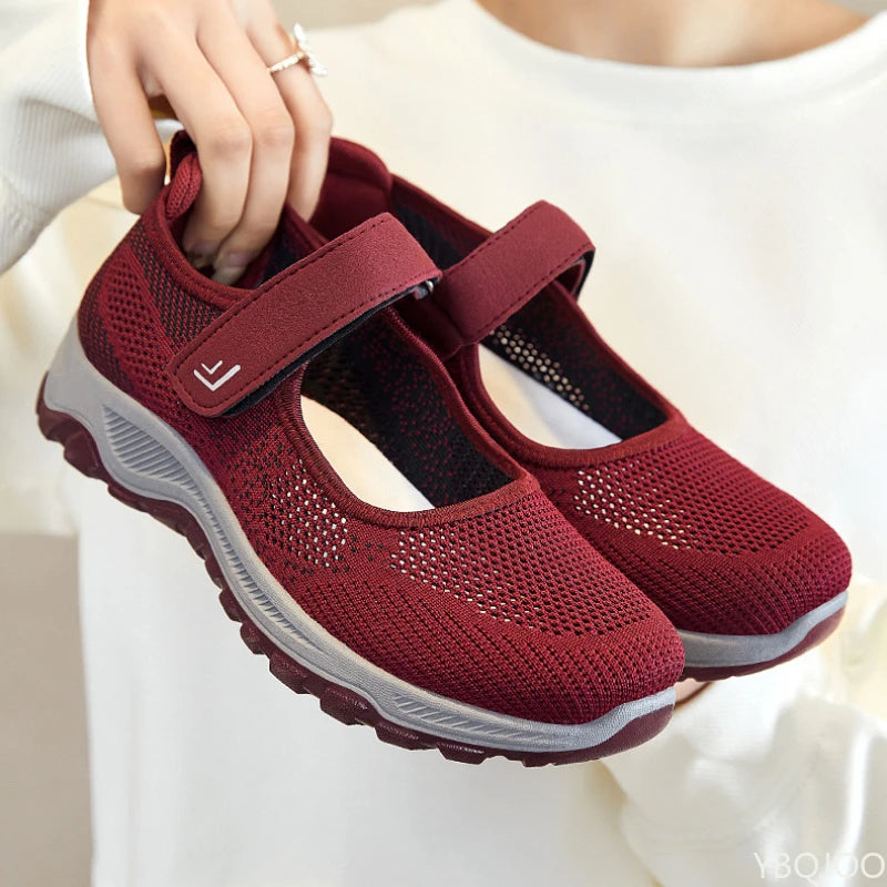 Women's Slip-On Walking Flats – Soft, Breathable & Non-Slip Women's Walking Flats Axl