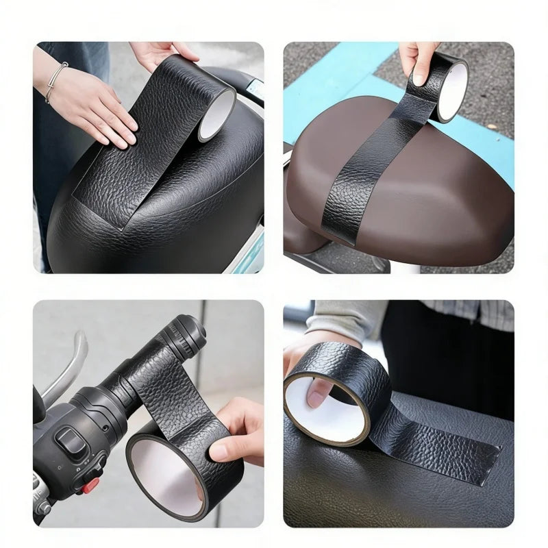 Motorcycle Seat Leather Repair Tape – Self-Adhesive Patch Leather Repair Tape Axl