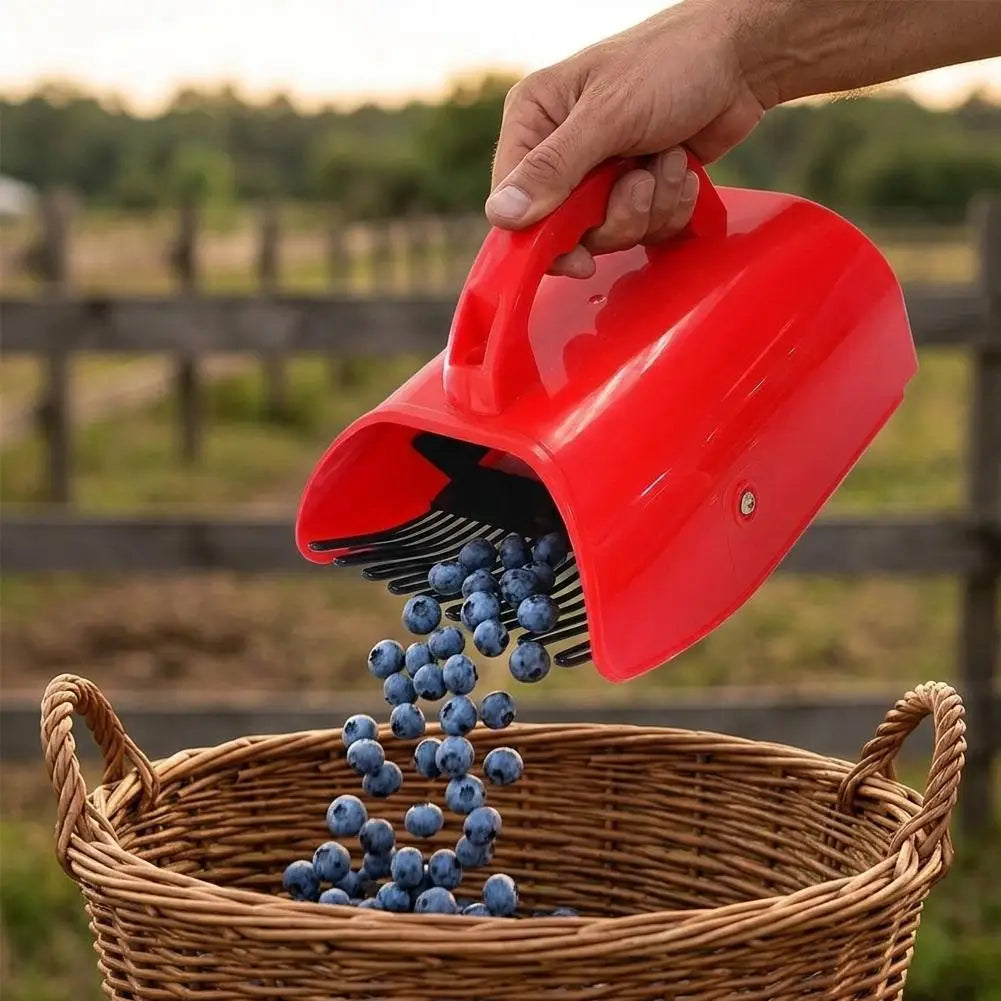 Large Capacity Berry Picker with Metal Comb – Blueberry Tool Berry Picker Tool Axl