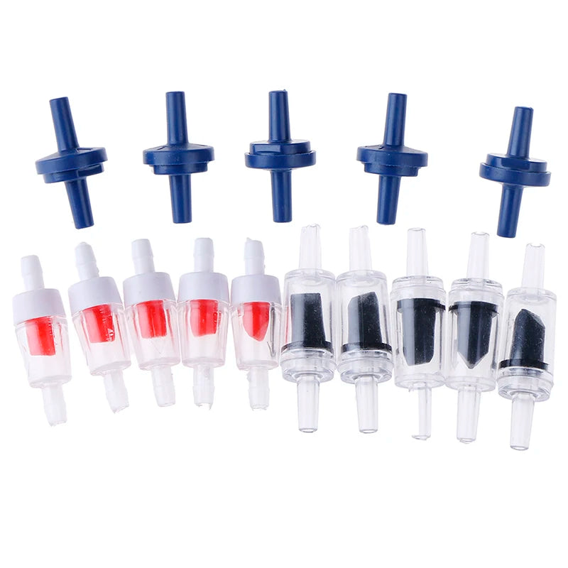 5-Pack Aquarium Air Pump Check Valve – One-Way Anti-Backflow Aquarium Check Valve Axl