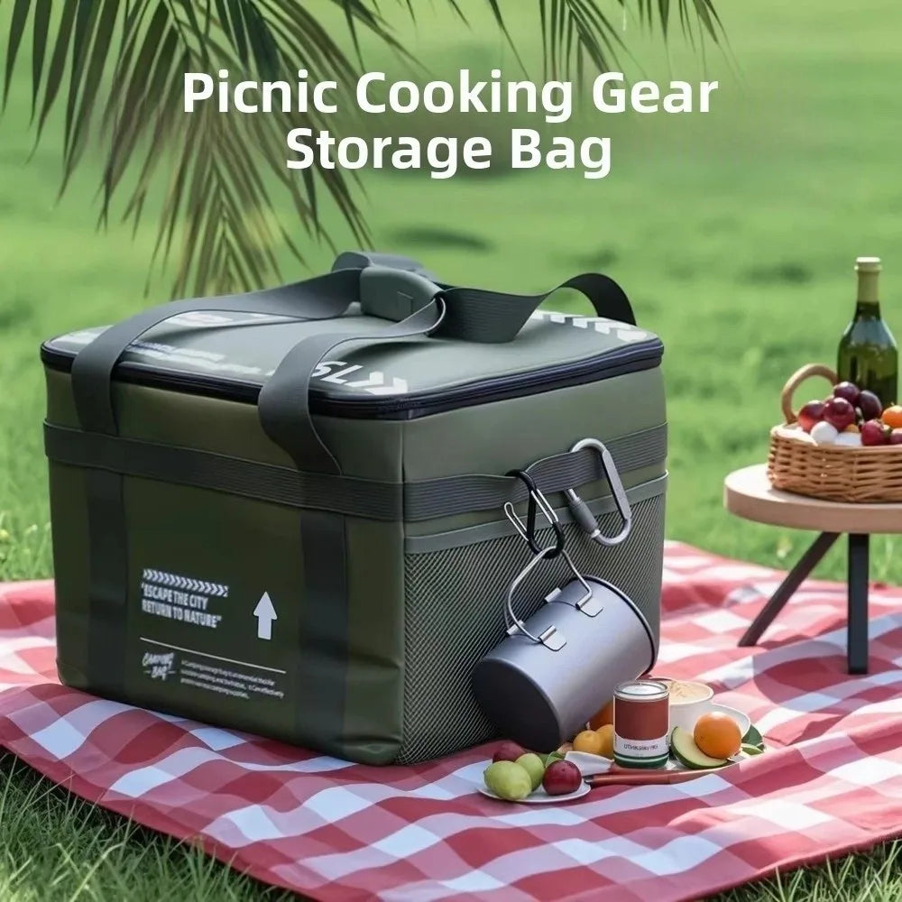 Foldable Camping Storage Bag – Large Waterproof Organizer Camping Storage Bag Axl