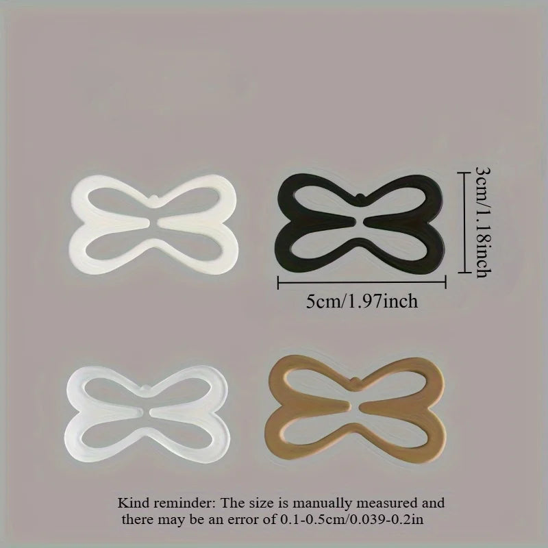 10-Pack Invisible Bra Shoulder Clips – Anti-Slip Strap Holders Bra Strap Clips Axl