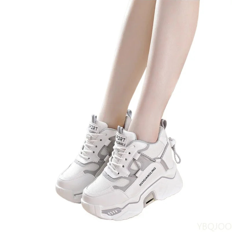 Women's Thick Sole Height Increasing Casual Sneakers Platform Sneakers Axl