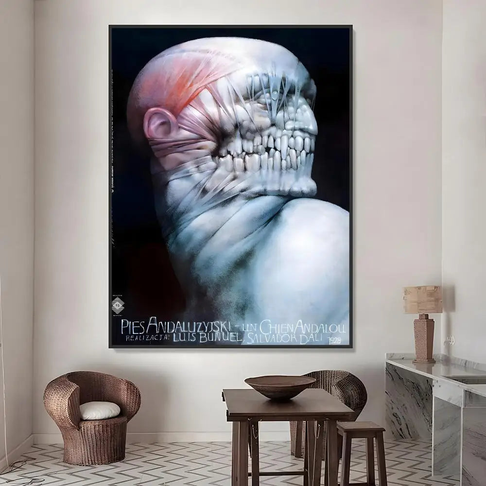 Wiesław Walkuski HD Waterproof Poster Stickers | Wall Décor Wall Poster Stickers Axl White06 30X40cmNoframe
