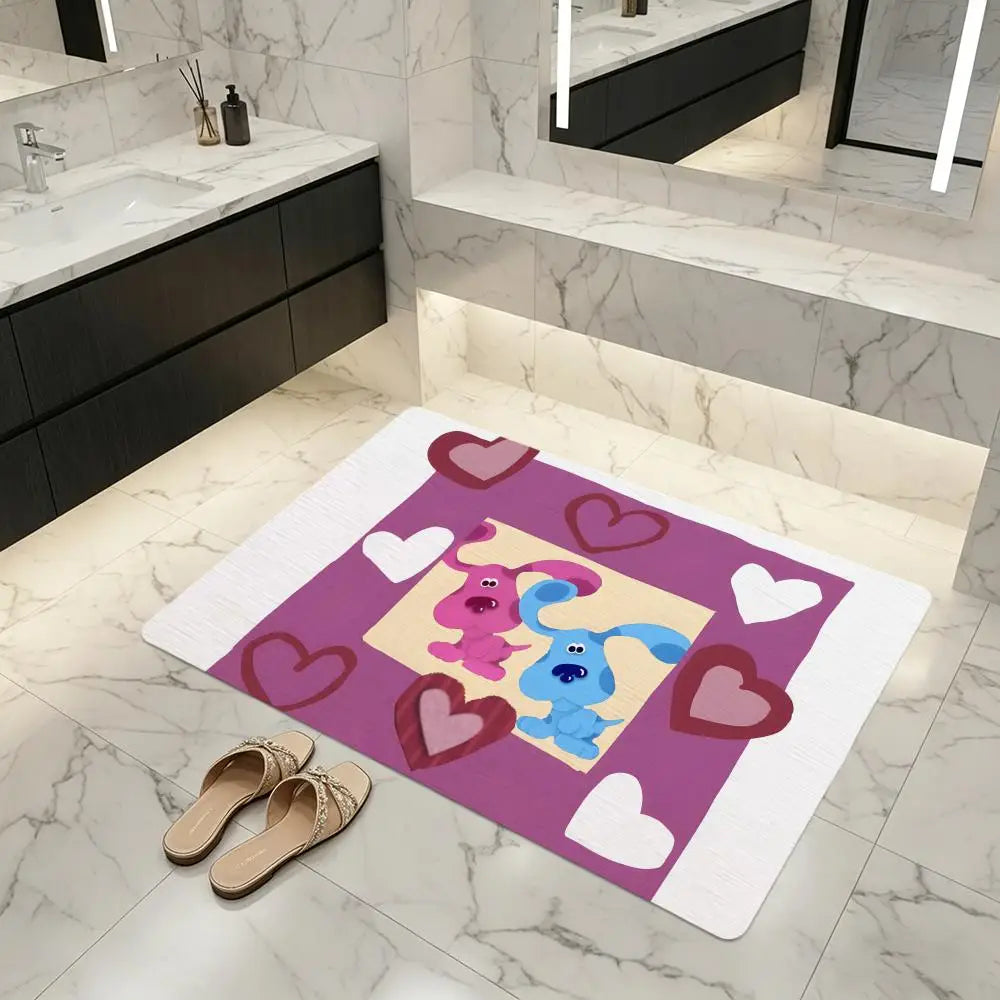 Cartoon Diatomite Bath Mat – Quick Dry, Absorbent & Anti-Slip Diatomite Bath Mat Axl