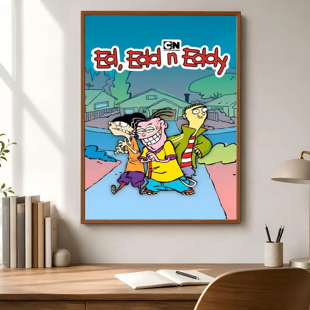 Ed Edd n Eddy Peel-and-Stick PVC Wall Poster – HD Art Wall Art Poster Axl