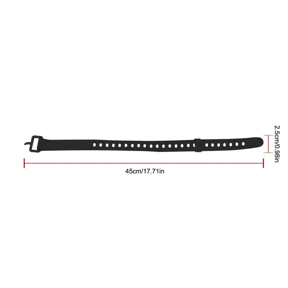 Rubber Utility Cargo Strap with ABS Buckle | High Strength Rubber Cargo Strap Axl Black
