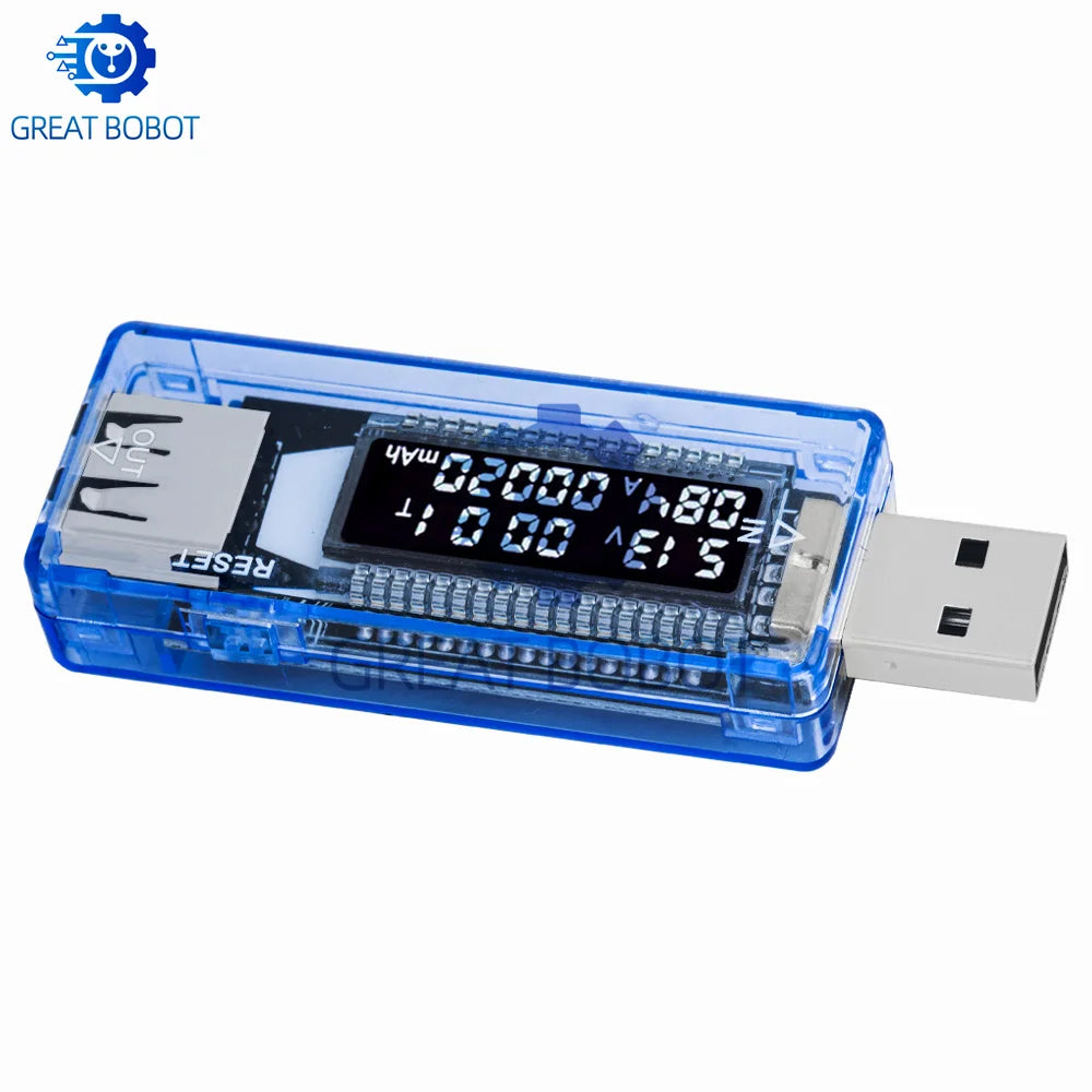 USB Charger Tester – Voltage, Current & Battery Capacity Meter USB Charger Tester Axl