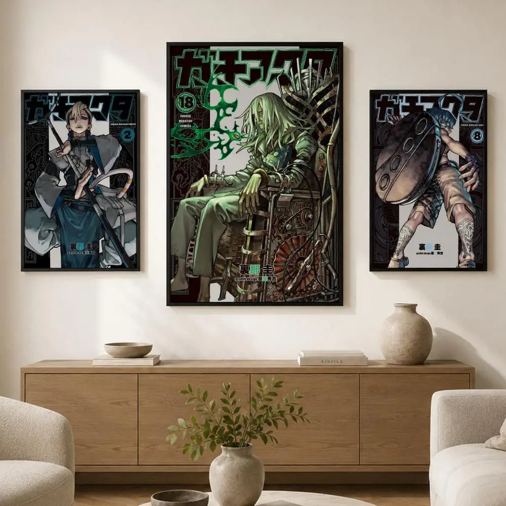 Gachiakuta Anime Poster – Waterproof Self-Adhesive HD Wall Art Anime Wall Poster Axl