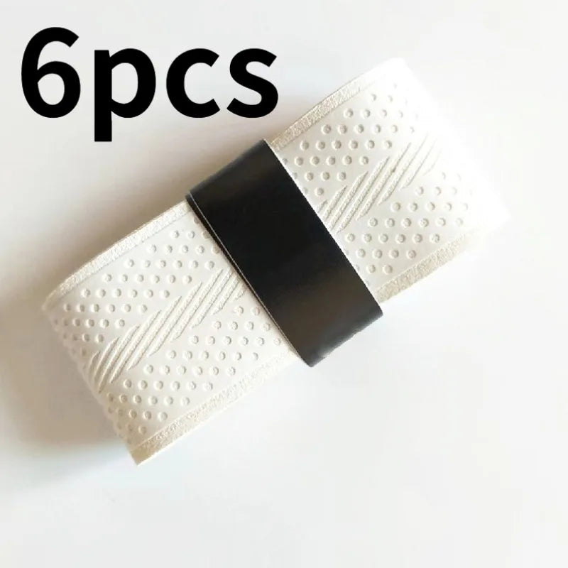 6-Pack PU Golf Club Overgrip Tape – Anti-Slip Wrapping Grips Golf Club Overgrip Axl White-6pcs