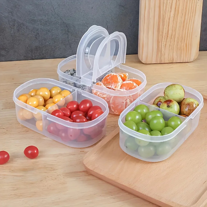Dual Compartment Food Storage Container & Spice Organizer Food Storage Container Axl