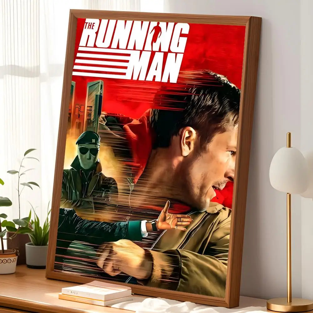 The Running Man HD PVC Self-Stick Wall Art Poster | Waterproof Wall Art Poster Axl