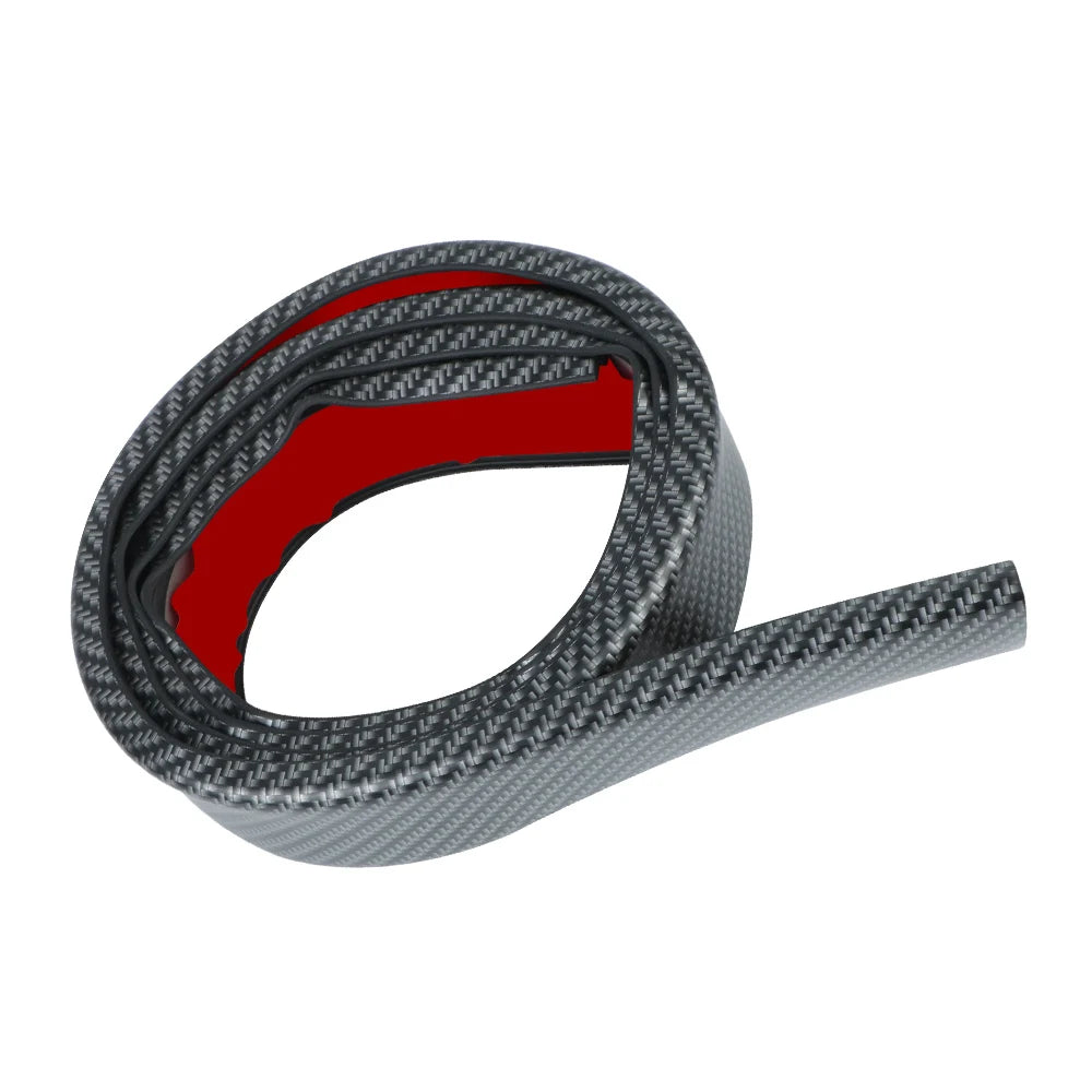 PVC Car Wheel Arch Fender Guard Strip 1.5M Anti-Scratch Car Fender Guard Strip Axl carbon fiber type