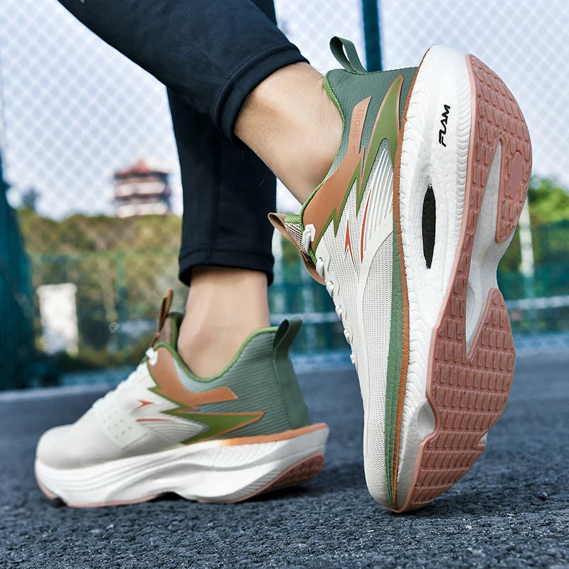 Men's Breathable Platform Sneakers – Casual Sport Running Shoes Platform Sneakers Axl