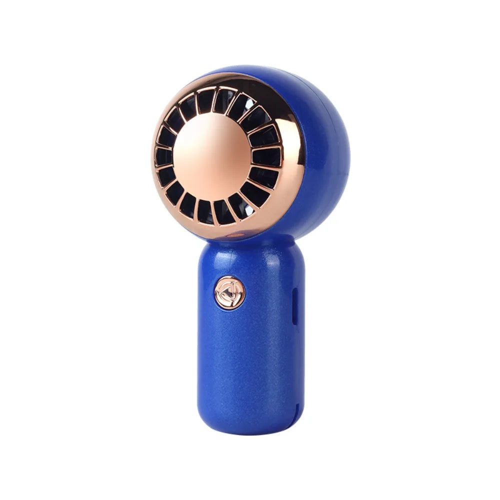 Mini Portable Handheld Fan – 3-Speed USB Rechargeable Pocket Fan Portable Personal Fan Axl Blue