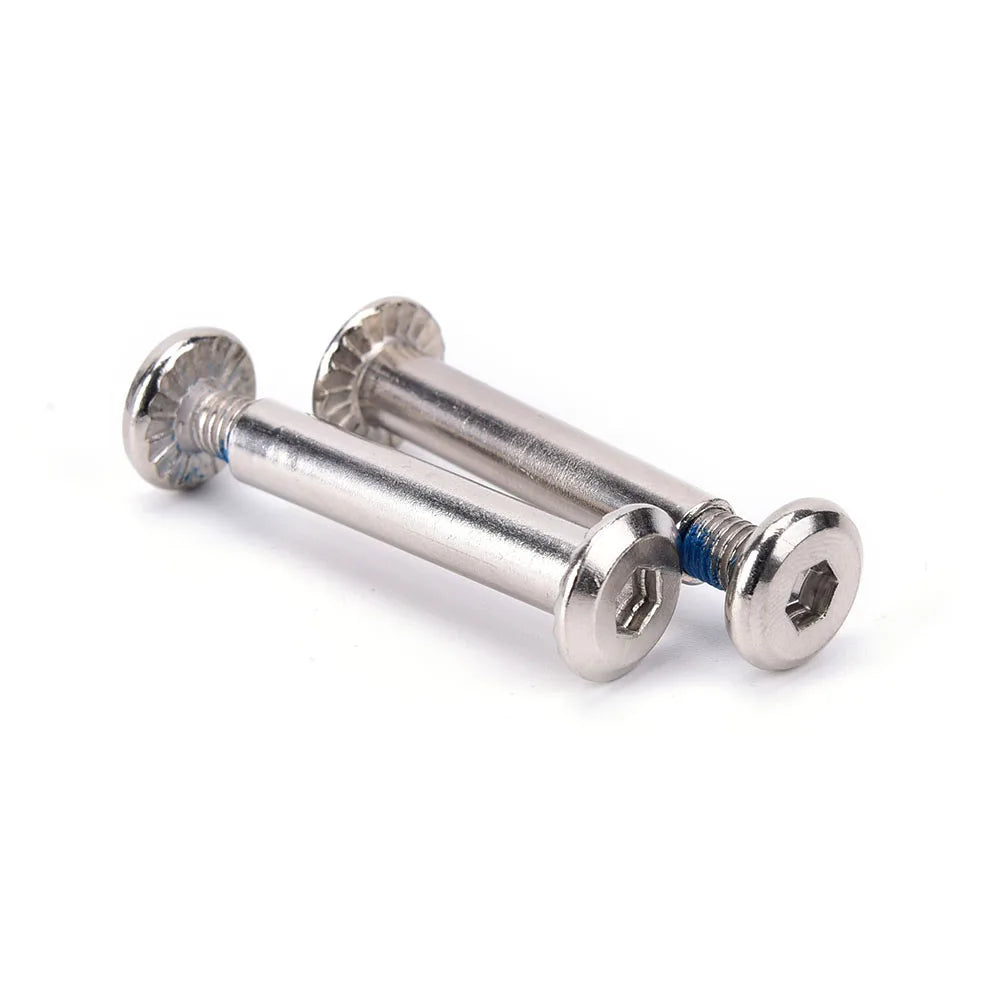 8-Pack Inline Skate Wheel Axles – Steel Roller Blade Bolts Skate Axle Bolts Axl