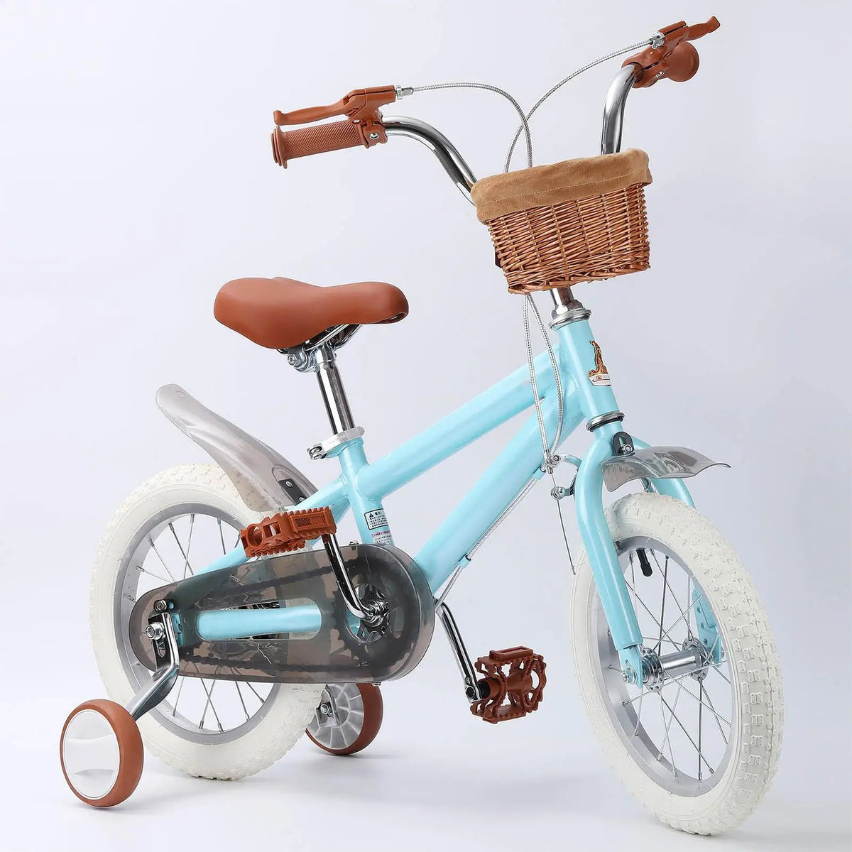 Wicker Rattan Kids Bike Basket – Handlebar Bicycle Storage Kids Bike Basket Axl