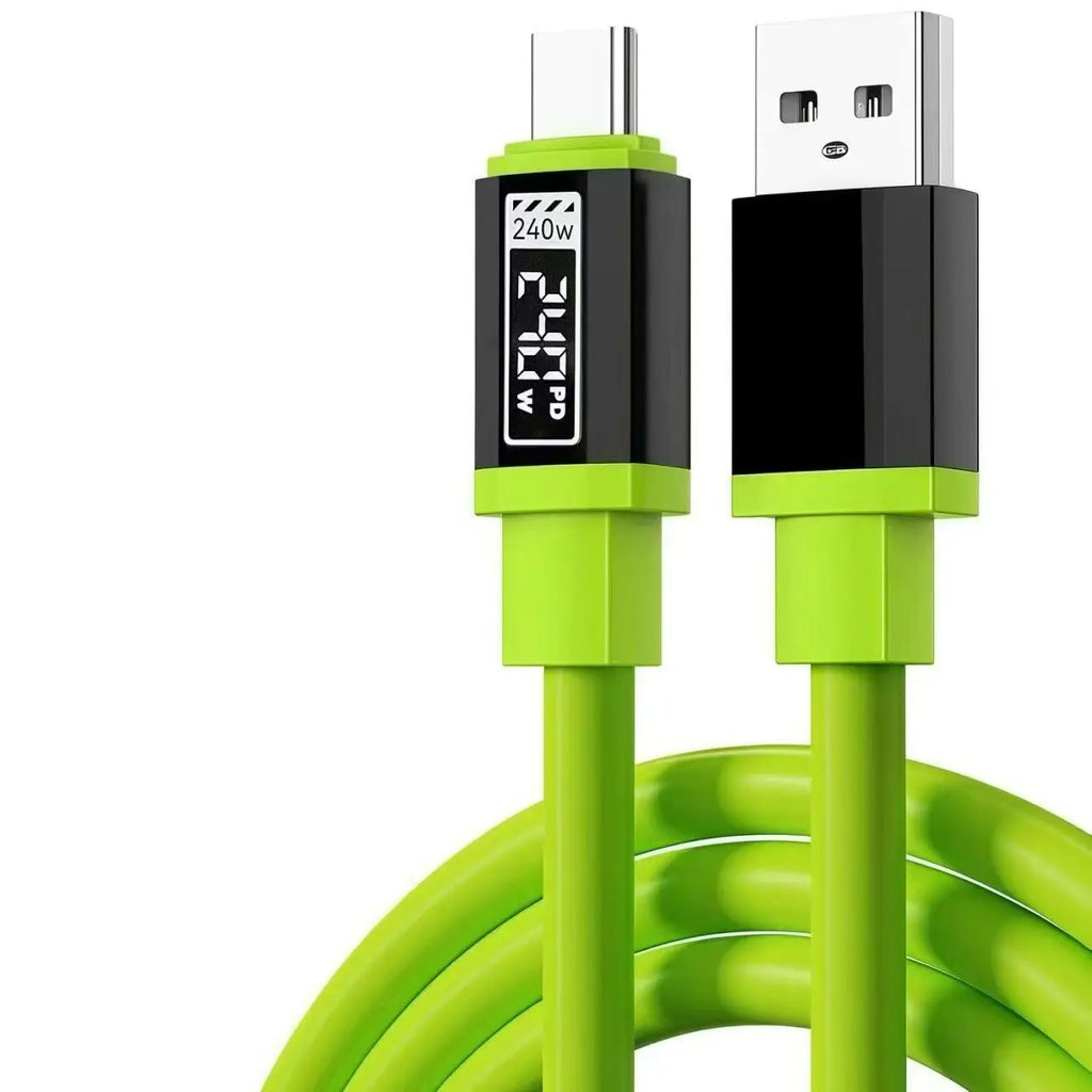 240W Fast Charging USB-C Cable 1M–3M | USB-A & USB-C USB-C Charging Cable Axl USB 3m