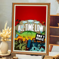 All Time Low Rock Band Poster – HD Self-Adhesive Waterproof Music Wall Poster Axl White8 21X30cmNoframe