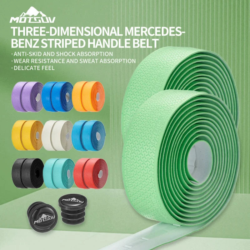 Road Bike Handlebar Tape – Non-Slip Sweat-Absorbing Grip Wrap Handlebar Tape Axl