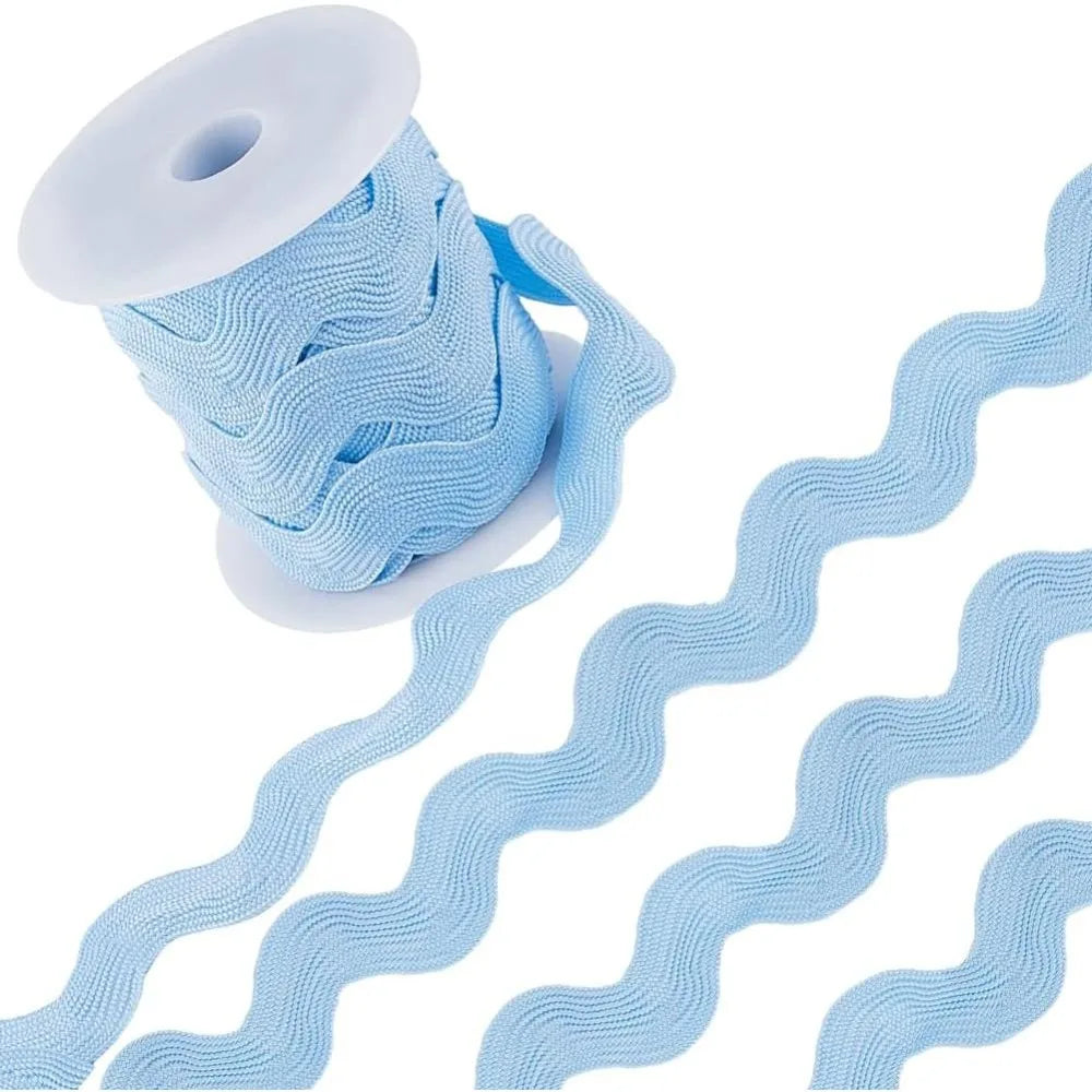 Jumbo Rick Rack Trim 1.34" Ric Rac Ribbon 10 Yards Zigzag Sewing Ribbon Trim Axl