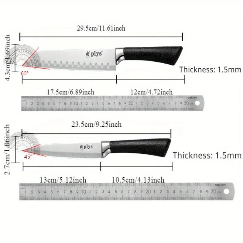 CMGF Stainless Steel Fruit Paring Knife – Sharp 17.5cm Blade Fruit Paring Knife Axl